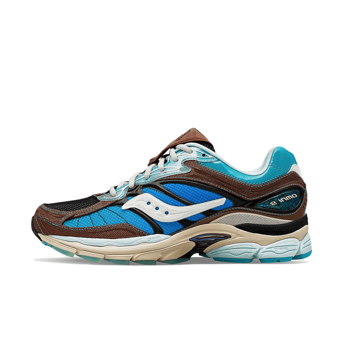 Footpatrol x Saucony Progrid Omni 9 'Blue & Brown'