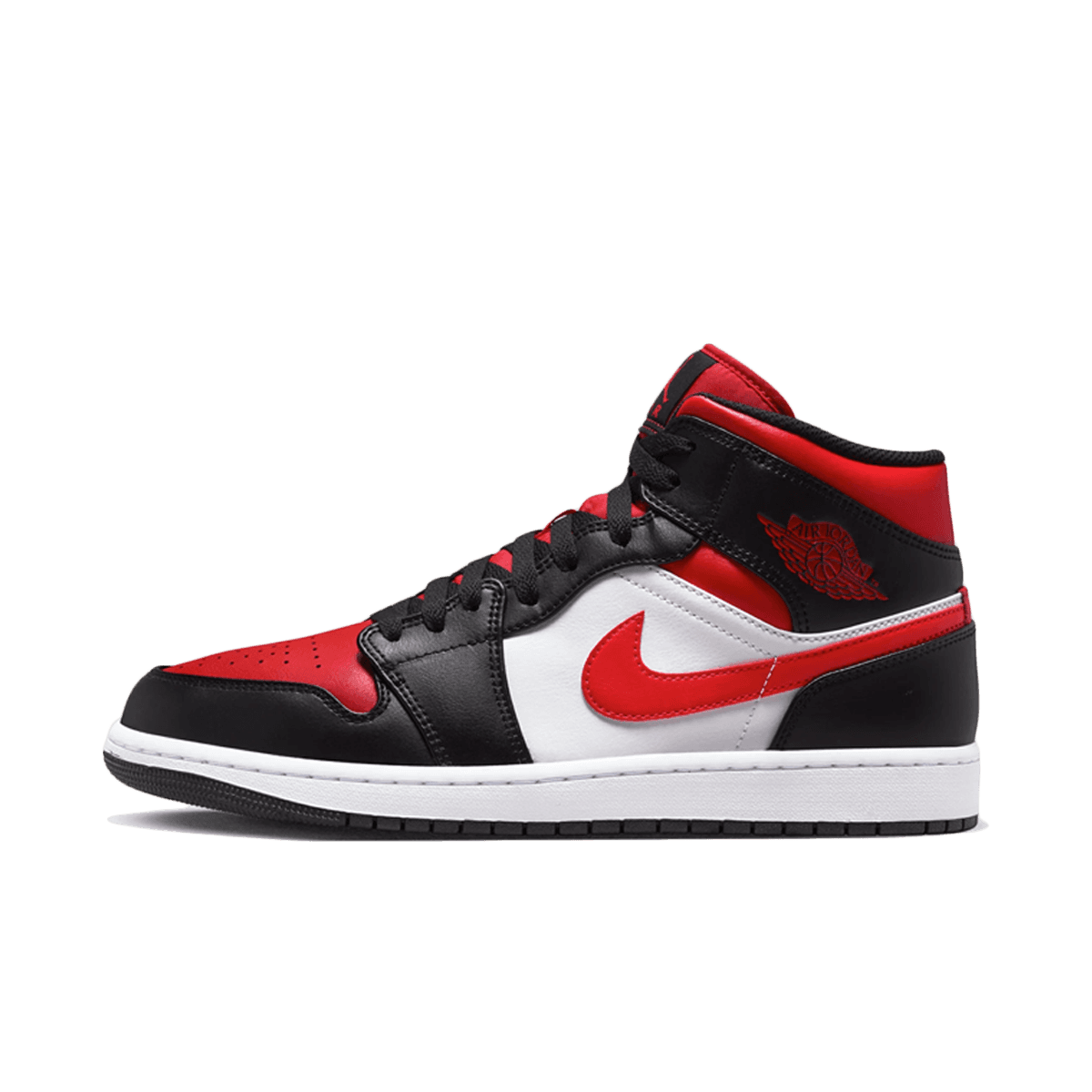 Air Jordan 1 Mid 'Bred Toe'