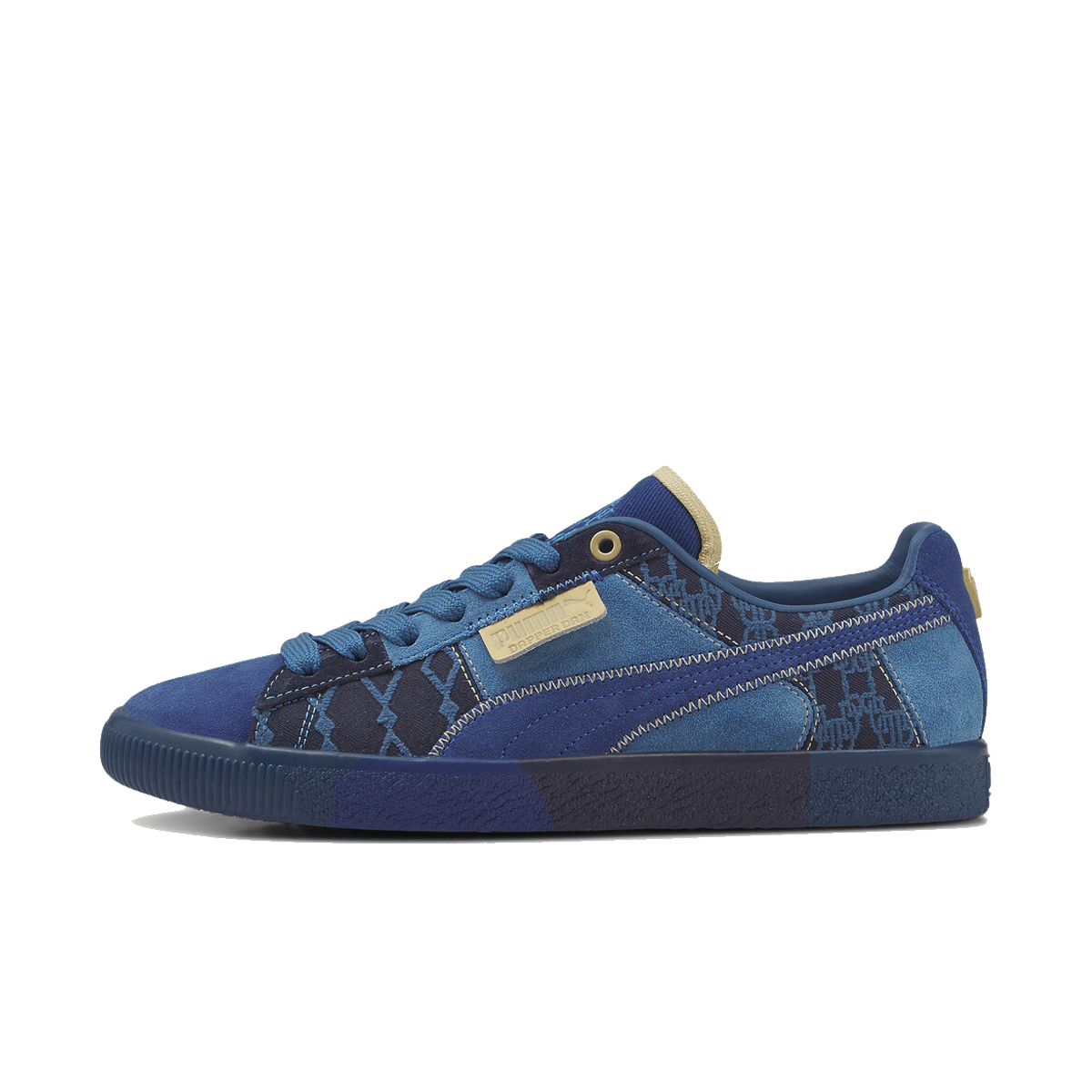 Dapper Dan x Puma Clyde Vintage 'Pre-Game Runway Blue'