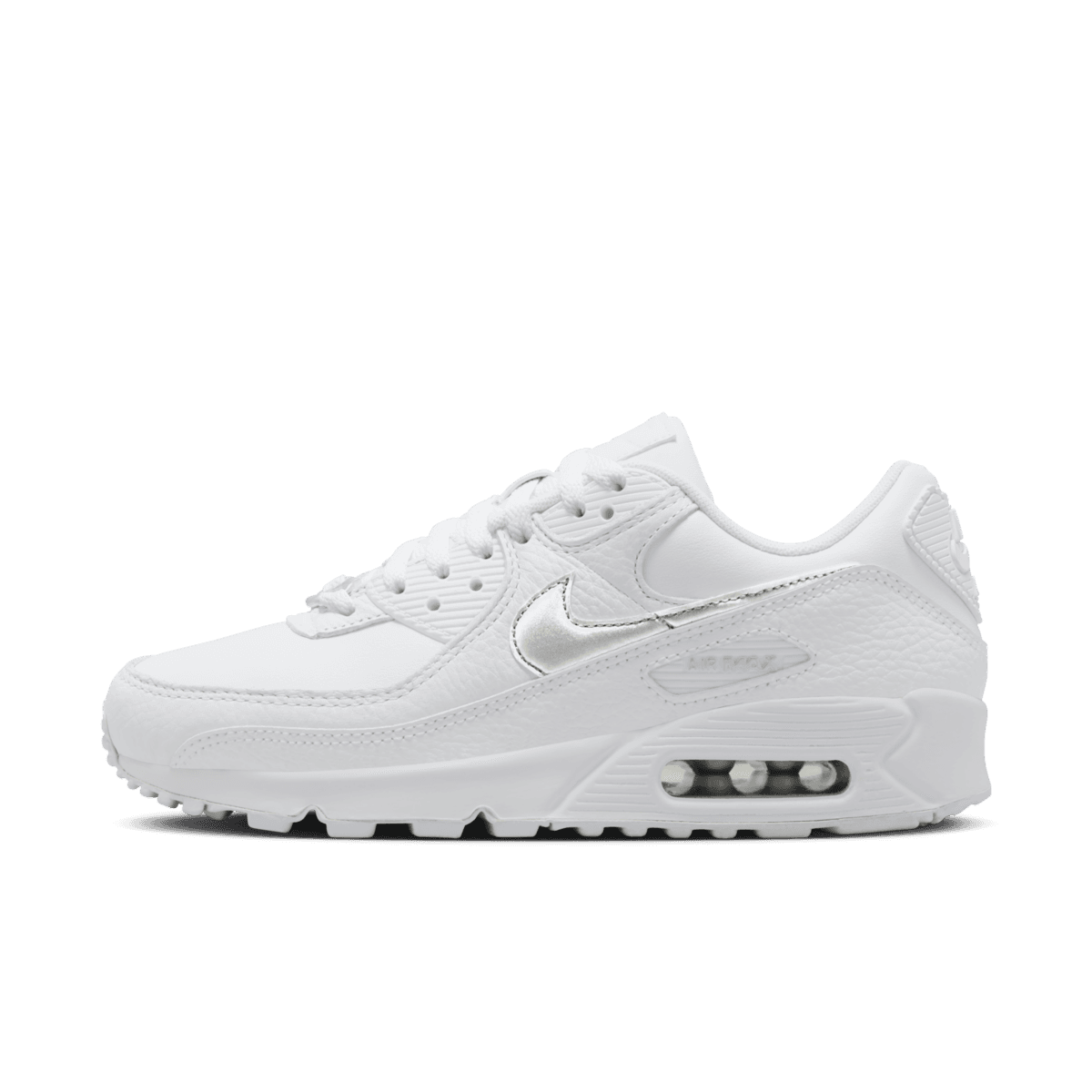 Nike Air Max 90 WMNS 'White Metallic Silver'