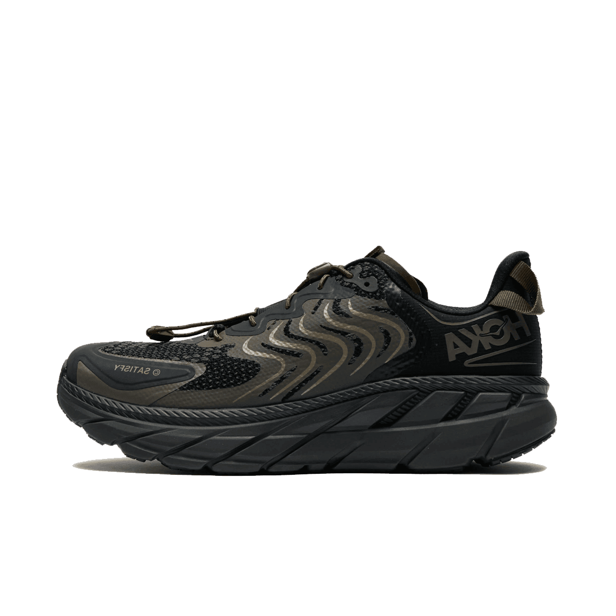 Satisfy x HOKA One Clifton LS 'Forged Iron'