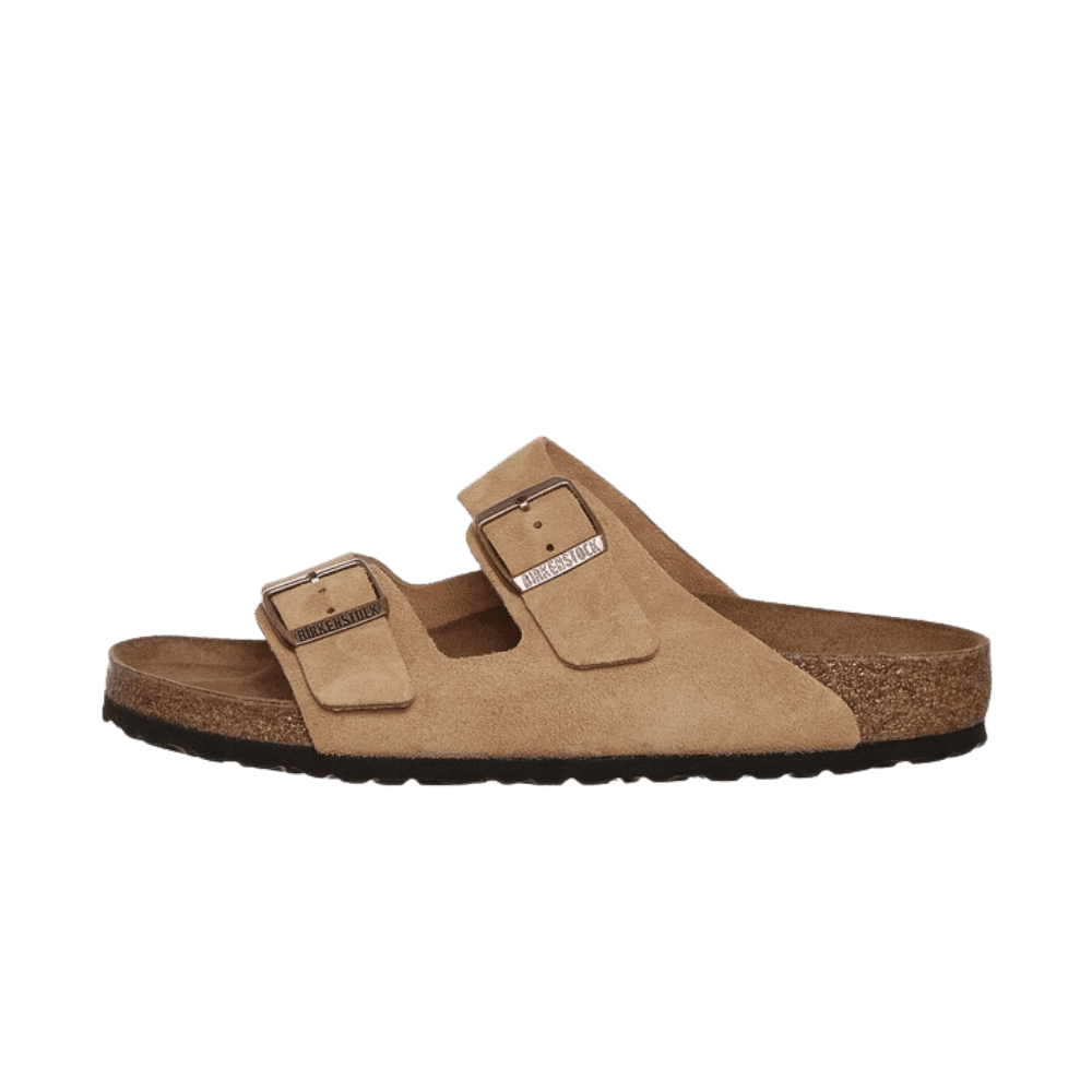 Birkenstock Arizona Suede Leather "Latte Cream"