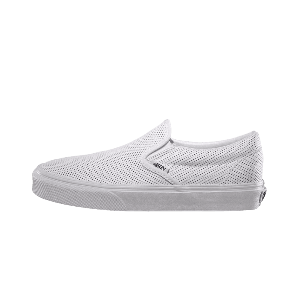 VANS Geperforeerde Leren Classic Slip-on