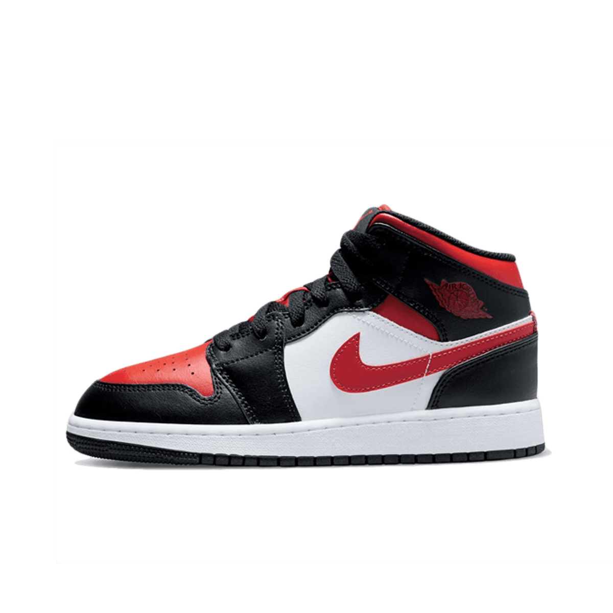 Air Jordan 1 Mid GS 'Bred Toe'