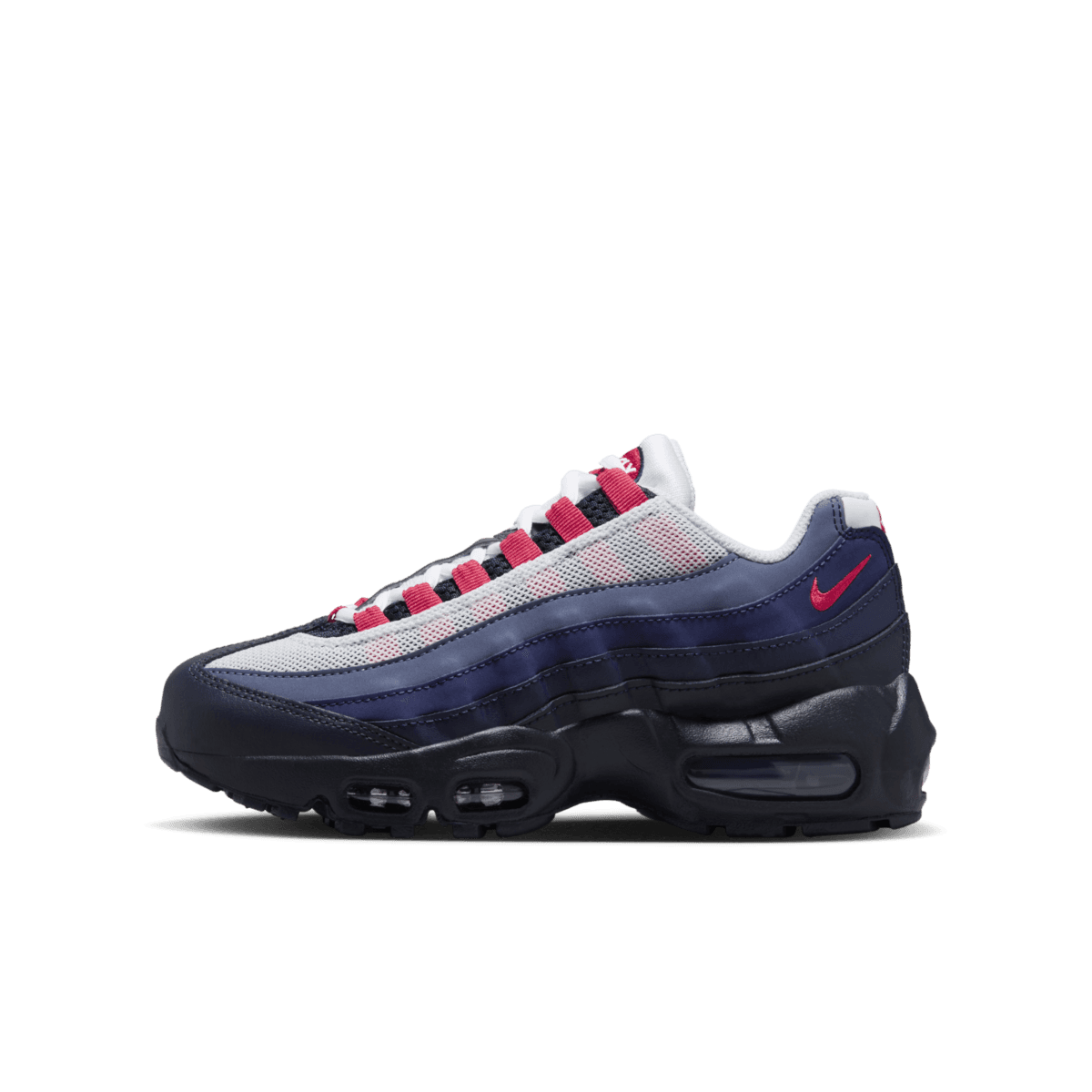 Air Max 95 Recraft GS 'Dark Obsidian Track Red'