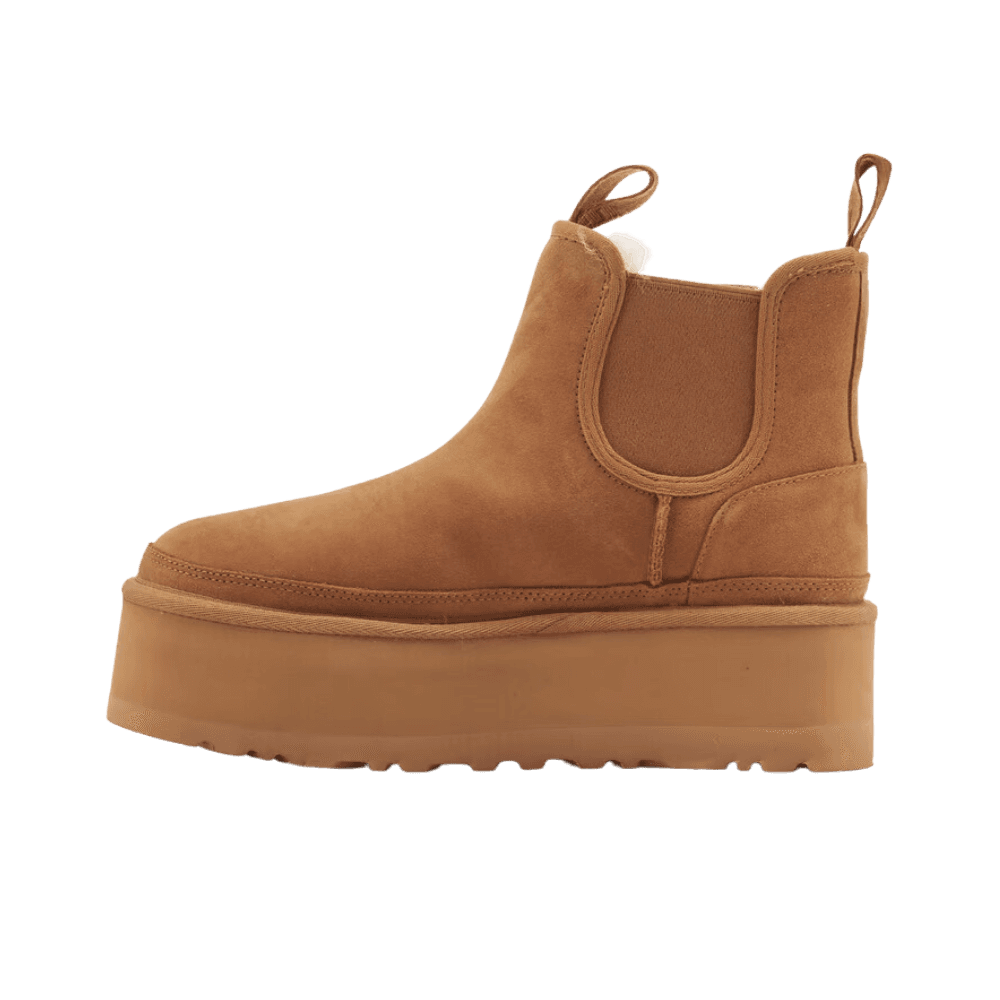 Damen Chelsea-Boots Braun UGG W NEUMEL PLATFORM CHELSEA