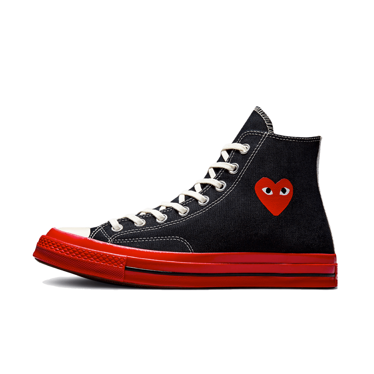 Comme des Garçons x Converse Chuck 70 Hi 'Black' - Red Sole