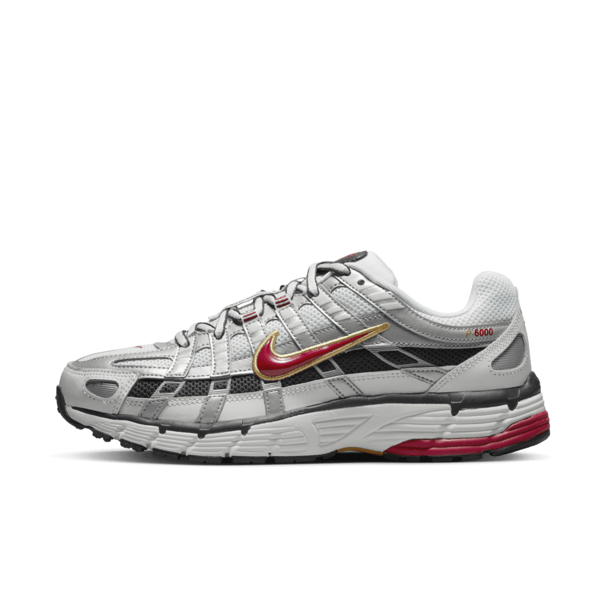 Nike P-6000 WMNS 'White Gold Red'