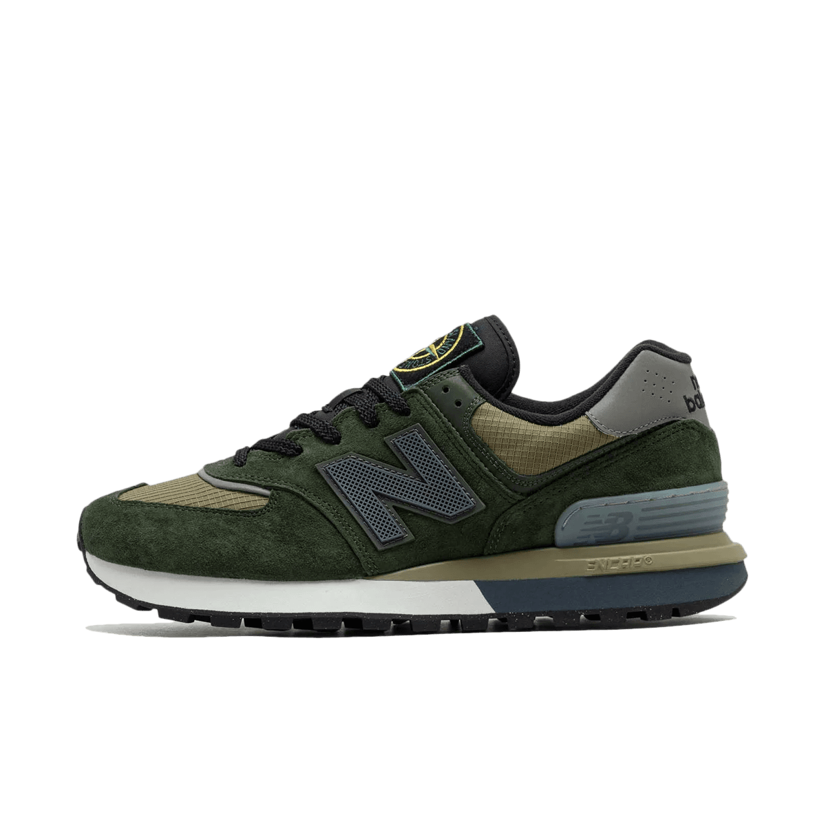 Stone Island x New Balance 574 Legacy 'Dark Green'