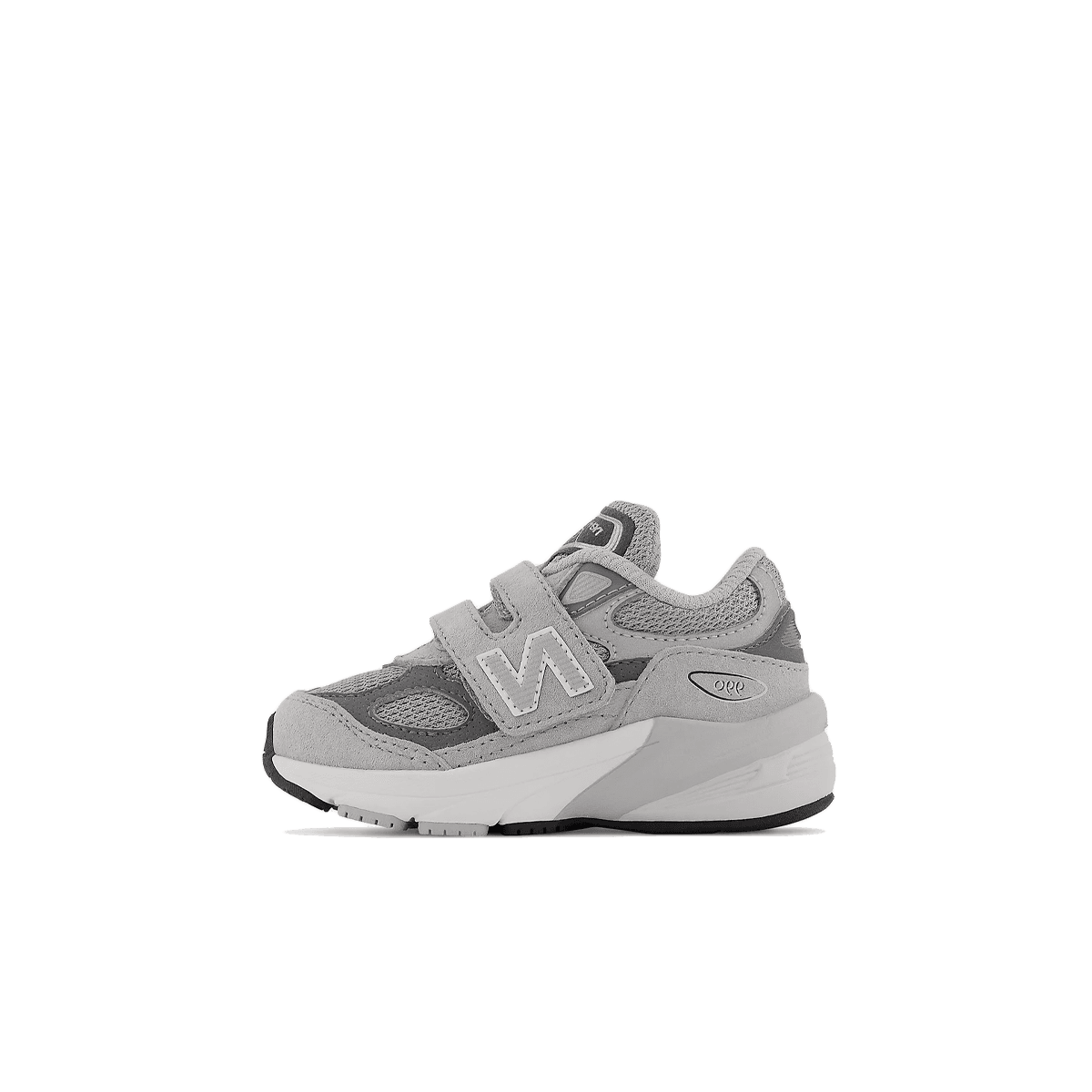 New Balance 990V6 Smaller Kids 'Grey' - Hook and Loop