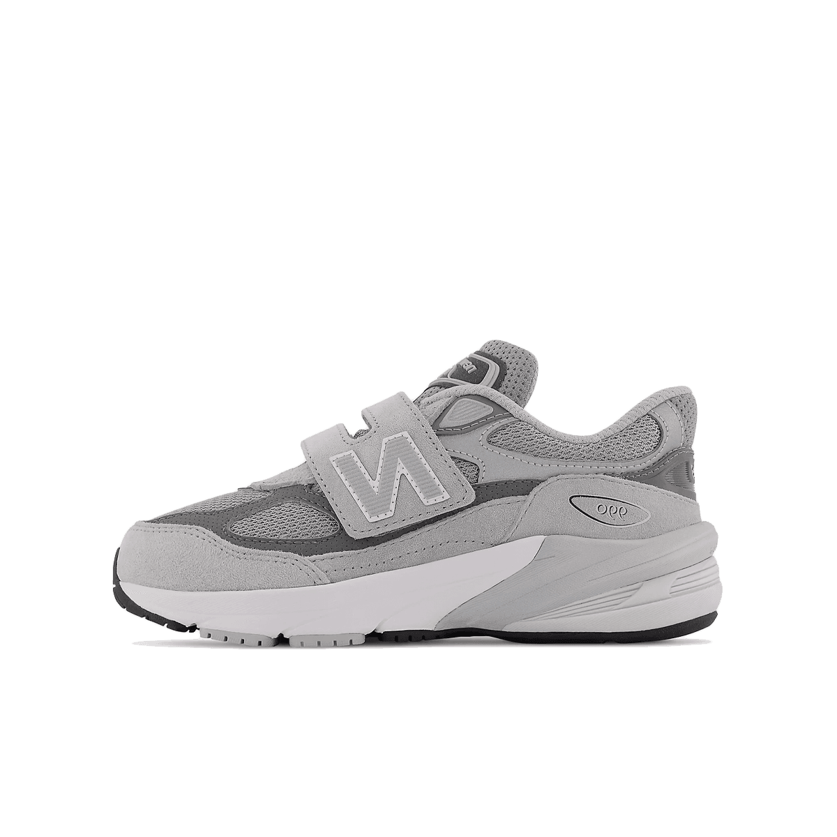 New Balance 990V6 Kids 'Grey' - Hook and Loop