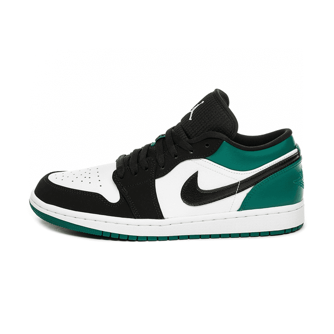 Nike Air Jordan 1 Low (White / Black - Mystic Green)