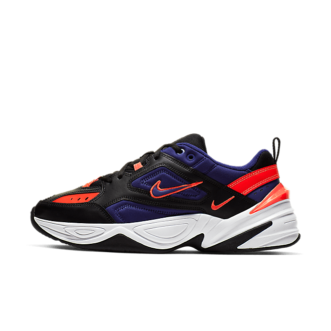 Nike M2K Tekno (Black / Deep Royal Blue - Bright Crimson)