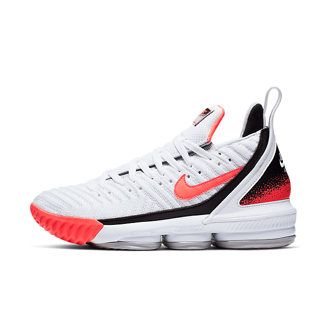 LeBron XVI Hot Lava White