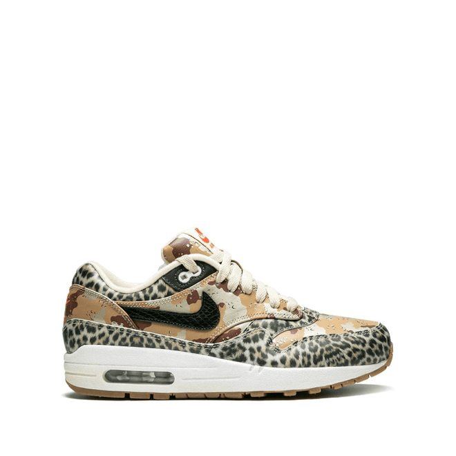 Nike WMNS Air Max 1 PRM - Mtlc Gold Silk / Blck-Clssc Br