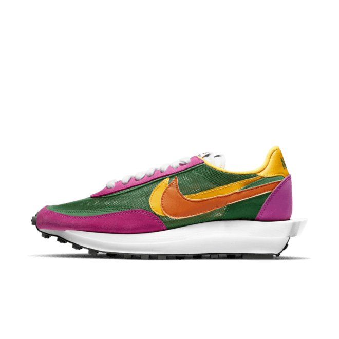 Sacai X Nike LDWaffle 'Pink/Green'