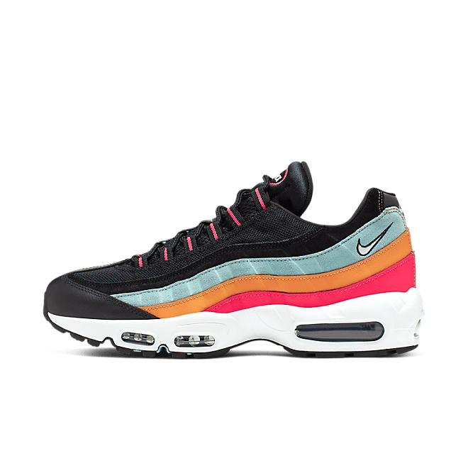 Nike Air Max 95 Essential Black/ White-Ocean Cube-Kumquat