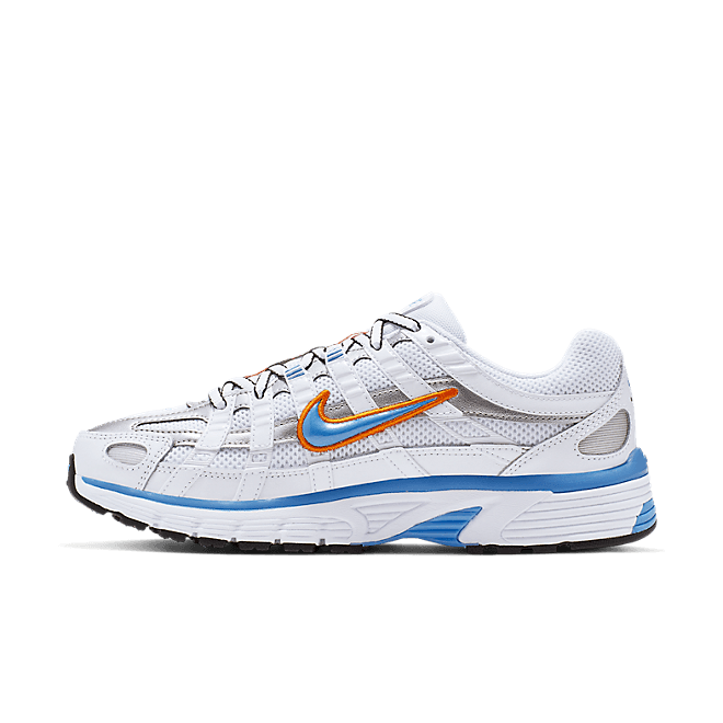 Damen Sneaker P 6000 White Blue Orange