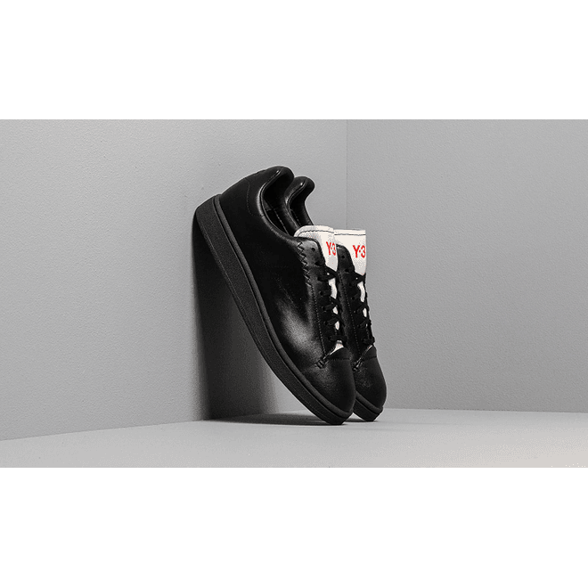 adidas Y-3 Yohji Court (Black Y-3 / Black Y-3 / Core White)