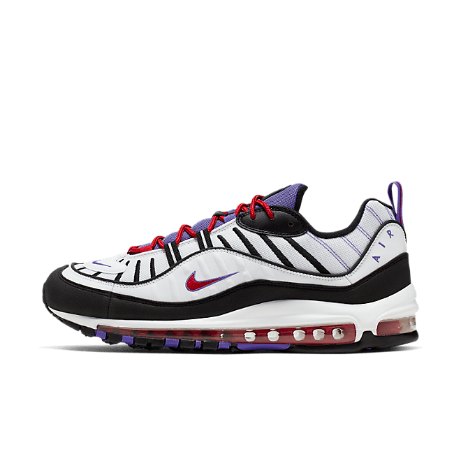 Nike Air Max 98 *Raptors* (White / Black - Psychic Purple)