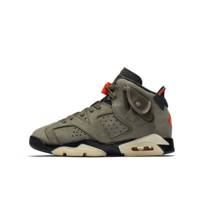Travis Scott X Air Jordan 6 GS 'Medium Olive'