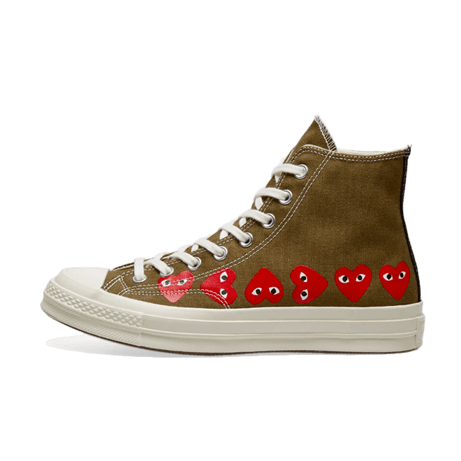 Comme Des Garcons X Converse Chuck 70 High 'Green'