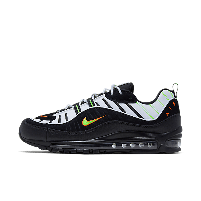 Nike Air Max 98 (Platinum Tint / Black - Electric Green)