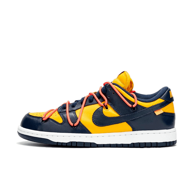 Off White X Nike Dunk Low 'Navy/Yellow' - SNKRS DAY Exclusive Access