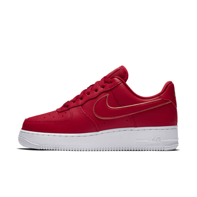 Nike WMNS Air Force 1 '07 'Red' Gold Swoosh Pack