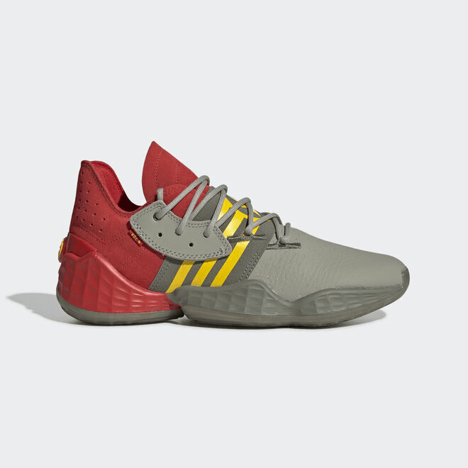 adidas Harden Vol. 4 Red/ Fear Grey/ Legend Green