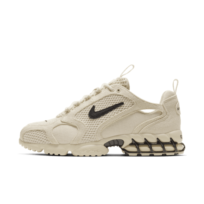 Stussy X Nike Air Zoom Spiridon Cage 'Fossil' - SNKRS DAY Exclusive Access