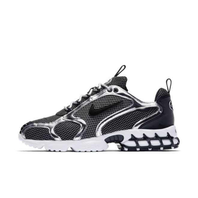 Stussy X Nike Air Zoom Spiridon Cage 'Black' - SNKRS DAY Exclusive Access