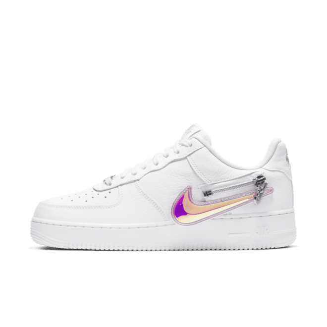 Nike Air Force 1 Zipper Swoosh 'White'