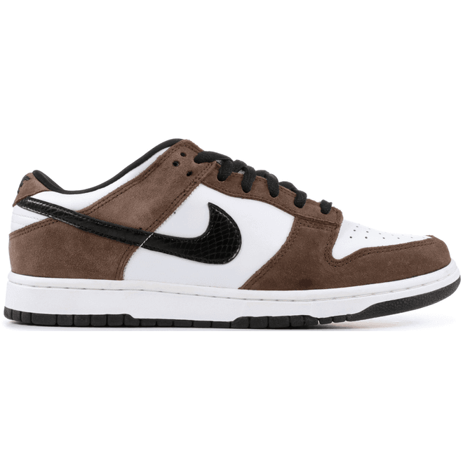 Nike SB Dunk Low White Black Trail End Brown