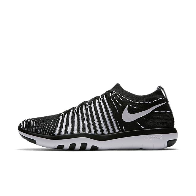 Nike Free Transform Flyknit Black White (W)