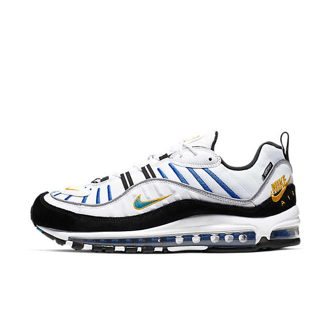 Nike Air Max 98 White Teal Nebula University Gold