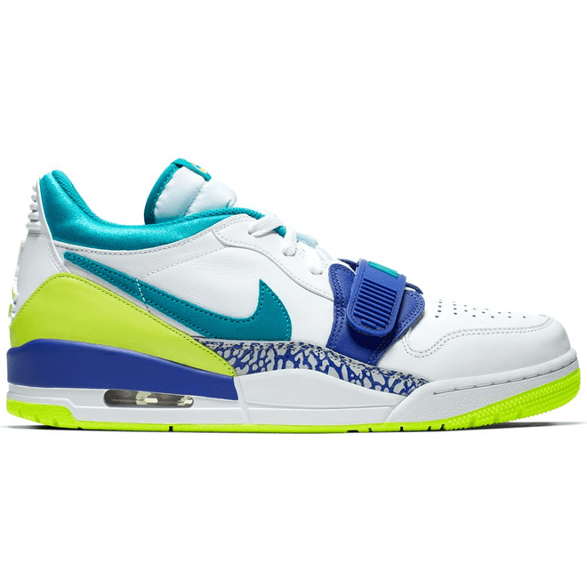 Jordan Legacy 312 Low Ultramarine Neon Yellow Aquamarine