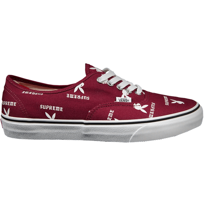 Vans Authentic Supreme x Playboy Burgundy