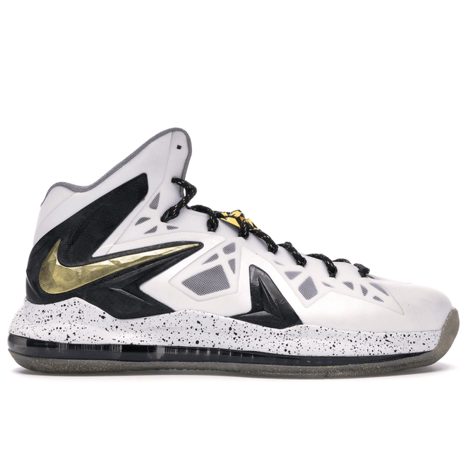 Nike LeBron X Elite+ White Gold