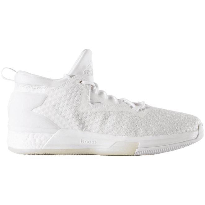 adidas D Lillard 2 Boost Primeknit Triple White