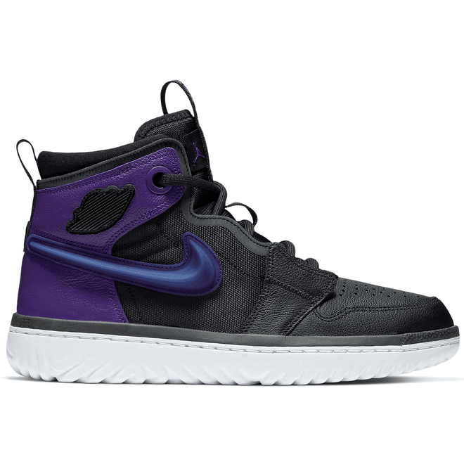 Jordan 1 High React Black Court Purple