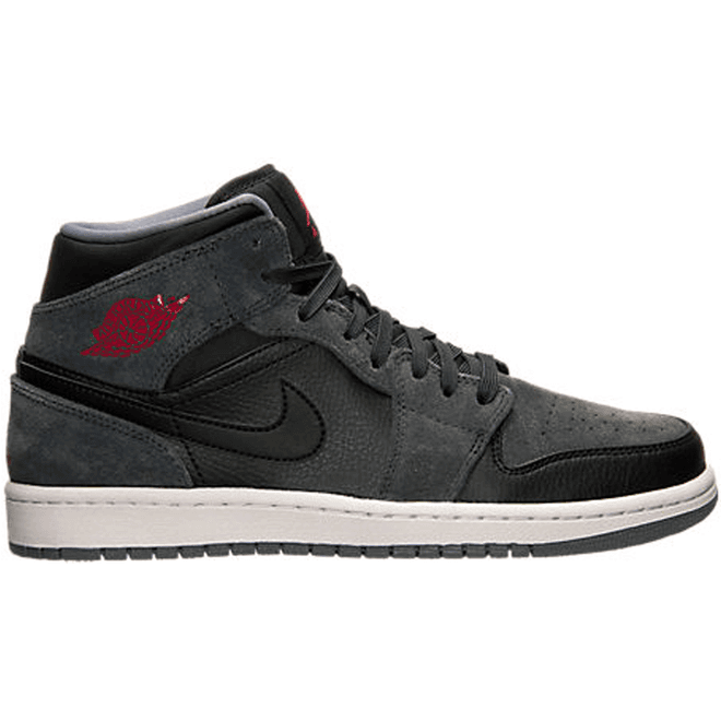 Jordan 1 Retro Mid Black Gym Red Anthracite