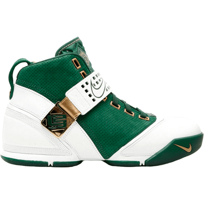 Nike LeBron 5 Gorge Green Metallic Gold