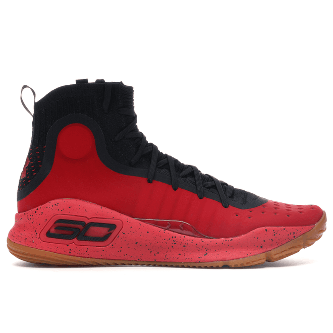 Under Armour Curry 4 Red Black Gum