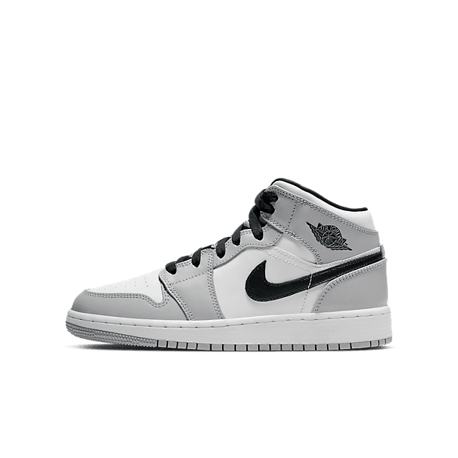 Jordan 1 Mid Light Smoke Grey (GS)