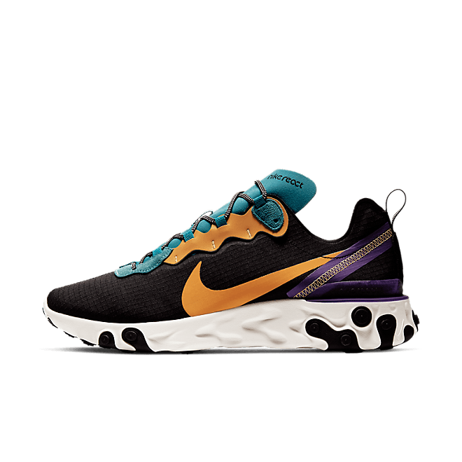 Nike React Element 55 PRM Black Mineral Cyan