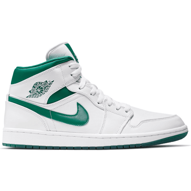 Jordan 1 Mid White Mystic Green