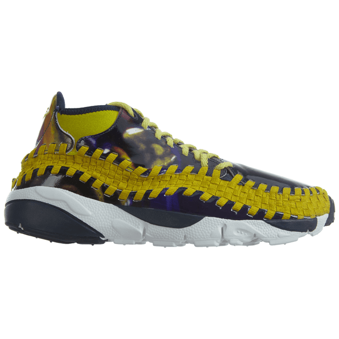 Nike Air Footscape Wvn Chk Yoth Qs Light Midnight Bright Citron