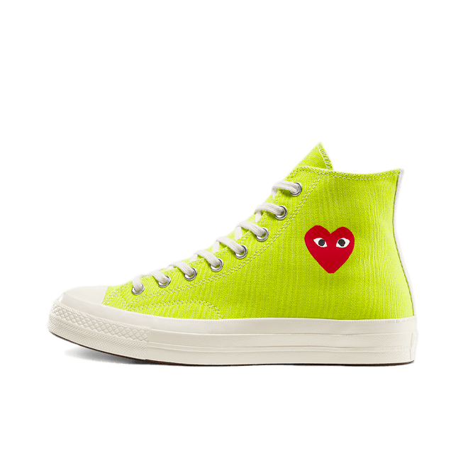 Comme des Garcons X Converse Chuck Taylor Hi 'Bright Green'