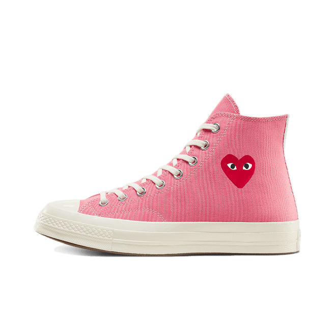 Comme des Garcons X Converse Chuck Taylor Hi 'Bright Pink'